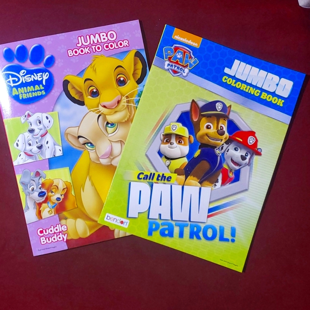 DIsney Animal Friends & Call the Paw Patrol Coloring &‎ Activity Books